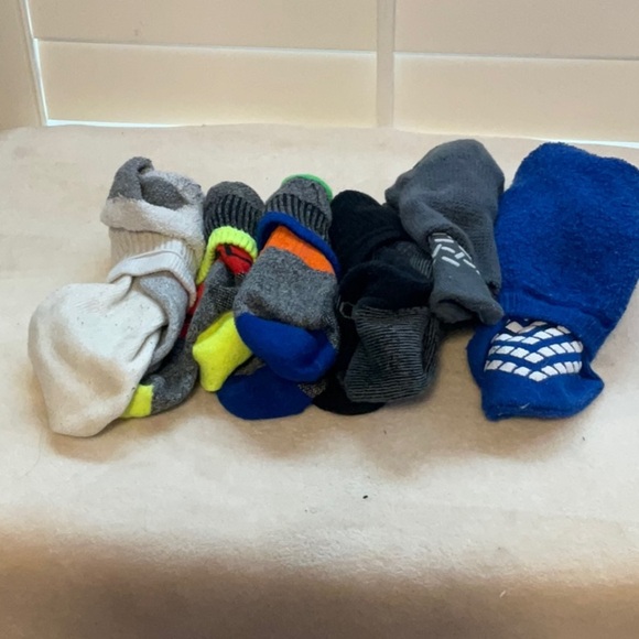 White and Gray Athletic Socks Collection - Picture 1 of 1
